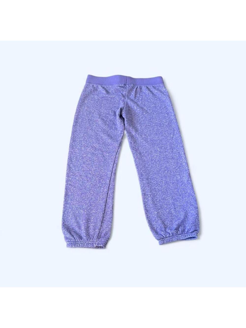Purple Y2K Planet Gold low rise graphic capri sweatpants size small 💜 - Picture 6 of 8
